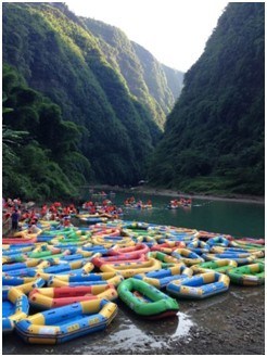 3008酷爽阿依河漂流之行 快乐传递全程