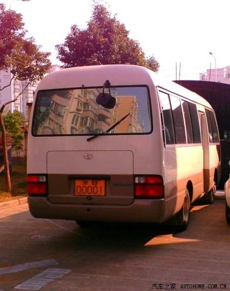 收集国内部分00001号车都是什么车?