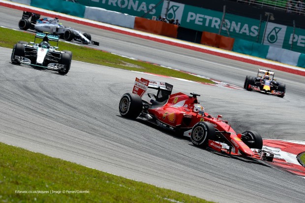 【图】维特尔夺冠 F1 2015马来西亚站战报